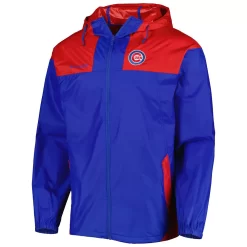 Men's Columbia Royal/Red Chicago Cubs Omni-Shade Flash Forward Challenger Full-Zip Windbreaker Jacket -Columbia Vogue 6233768 ALT2