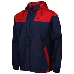 Men's Columbia Navy/Red Atlanta Braves Omni-Shade Flash Forward Challenger Full-Zip Windbreaker Jacket 6 Men's Columbia Navy/Red Atlanta Braves Omni-Shade Flash Forward Challenger Full-Zip Windbreaker Jacket -Columbia Vogue 6233772 ALT2