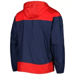 Men's Columbia Navy/Red St. Louis Cardinals Omni-Shade Flash Forward Challenger Full-Zip Windbreaker Jacket -Columbia Vogue 6233808 ALT3